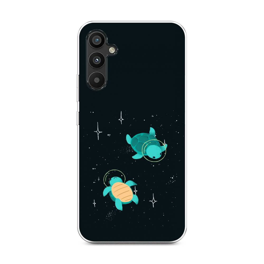 

Чехол Awog на Samsung Galaxy A34 "Черепашки космонавты", Черный;синий, 2107850-4