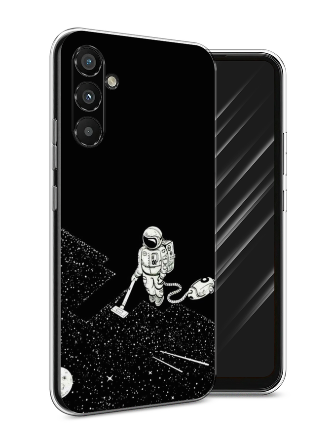 

Чехол Awog на Samsung Galaxy A34 "Космонавт с пылесосом", Белый, 2107850-4