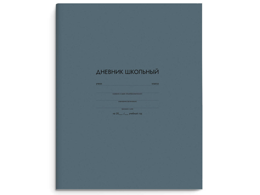 

Дневник школьный Феникс+ А5+, 48 л. "Серый" 60216