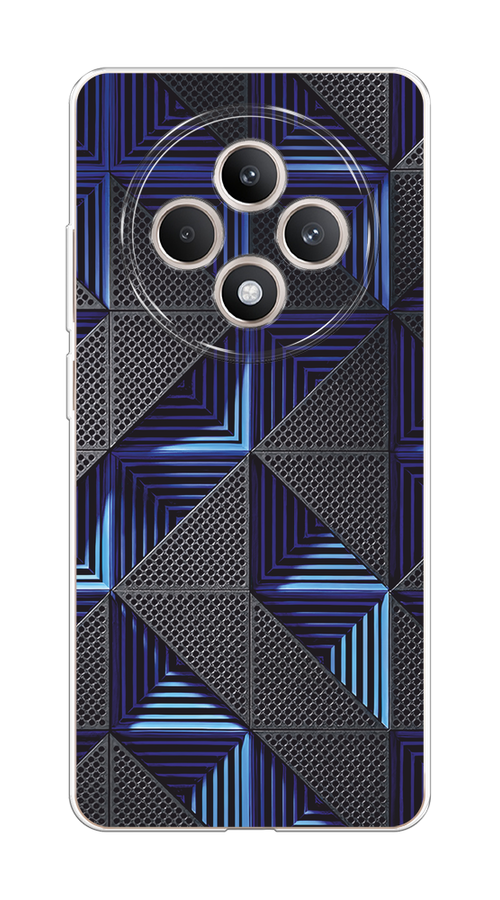 

Чехол на Oppo Reno 12F "IBM", Серый;синий, 2517850-1