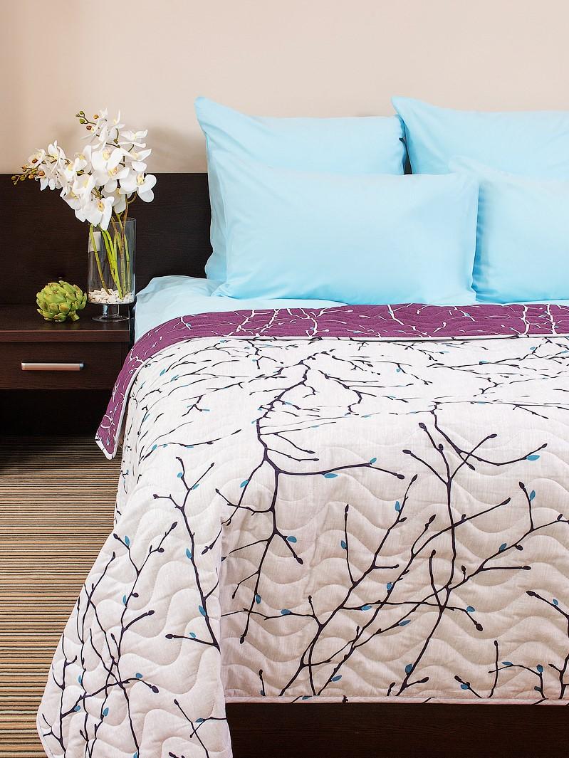 

Покрывало Ночь Нежна "Верба" 7311-1+7312-2 200х200 Поплин стеганое