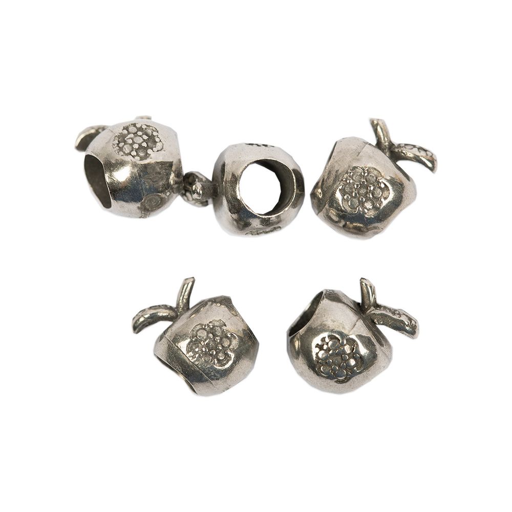 

Бусины Zlatka Яблоко, №1, оловянные, 20 шт, Серебристый, "Яблоко", №1, оловянные, 20 шт