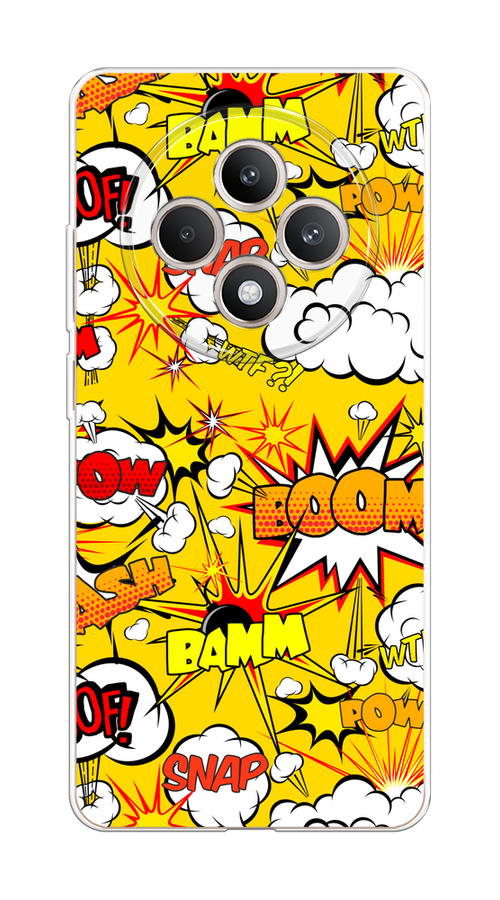 

Чехол на Oppo Reno 12F "Поп Арт эффекты", Желтый;белый;оранжевый, 2517850-1