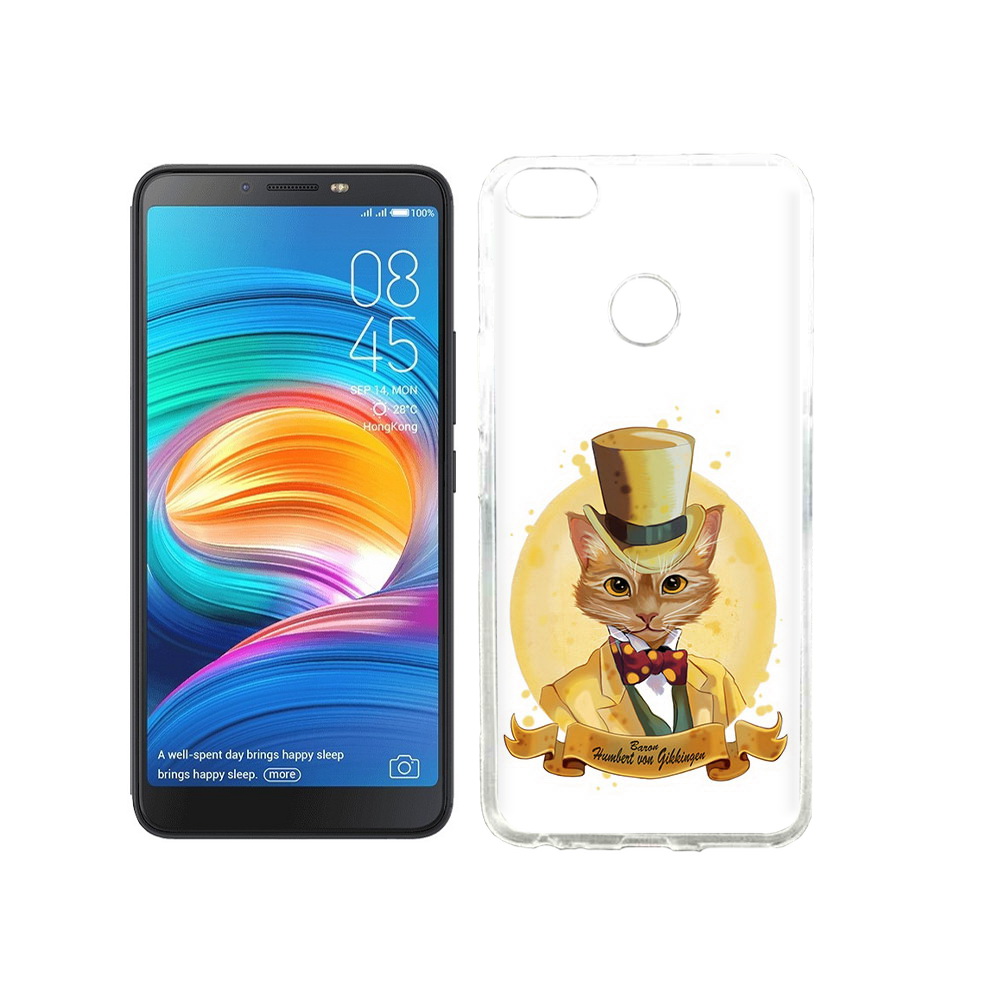 

Чехол MyPads Tocco для Tecno Camon X кот юрист, Прозрачный, Tocco