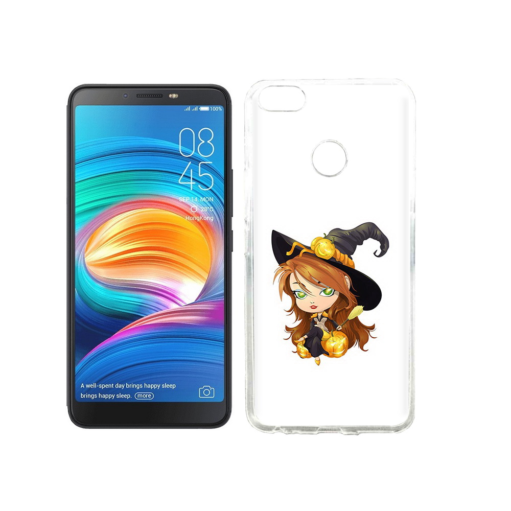

Чехол MyPads Tocco для Tecno Camon X Ведьмочка, Прозрачный, Tocco