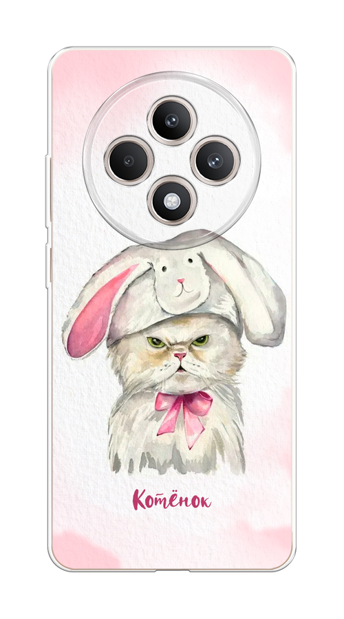 

Чехол на Oppo Reno 12F "Мой котёнок", Розовый;серый, 2517850-1