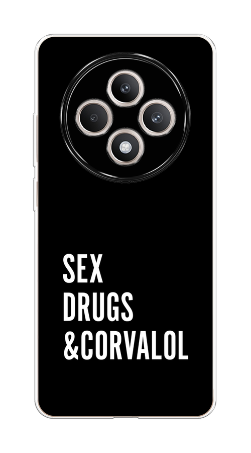 

Чехол на Oppo Reno 12F "Corvalol", Черный;серый;белый, 2517850-1