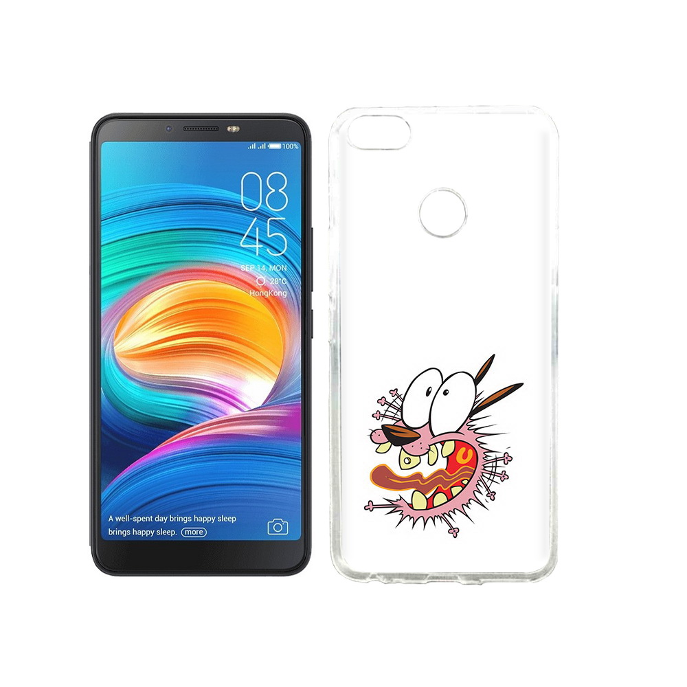 

Чехол MyPads Tocco для Tecno Camon X испуганный бобик, Прозрачный, Tocco