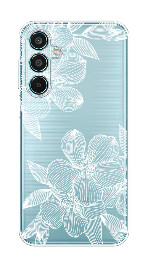 

Чехол на Samsung Galaxy M35 "Крокус", Белый;прозрачный, 2110050-1