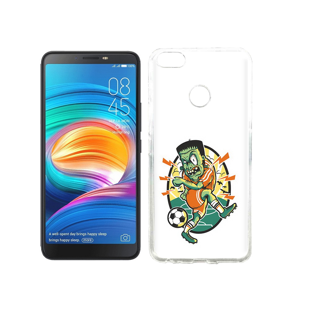 

Чехол MyPads Tocco для Tecno Camon X зомби футболист, Прозрачный, Tocco