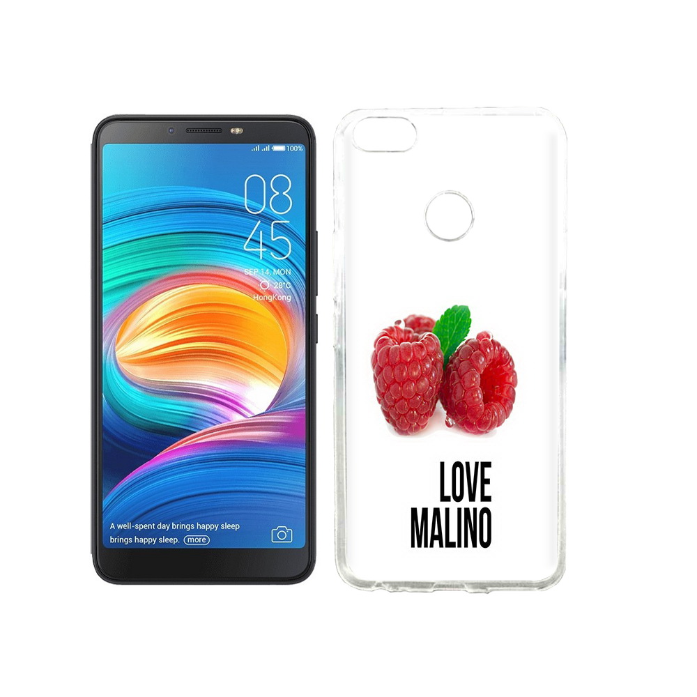 

Чехол MyPads Tocco для Tecno Camon X Бренд лове малино, Прозрачный, Tocco