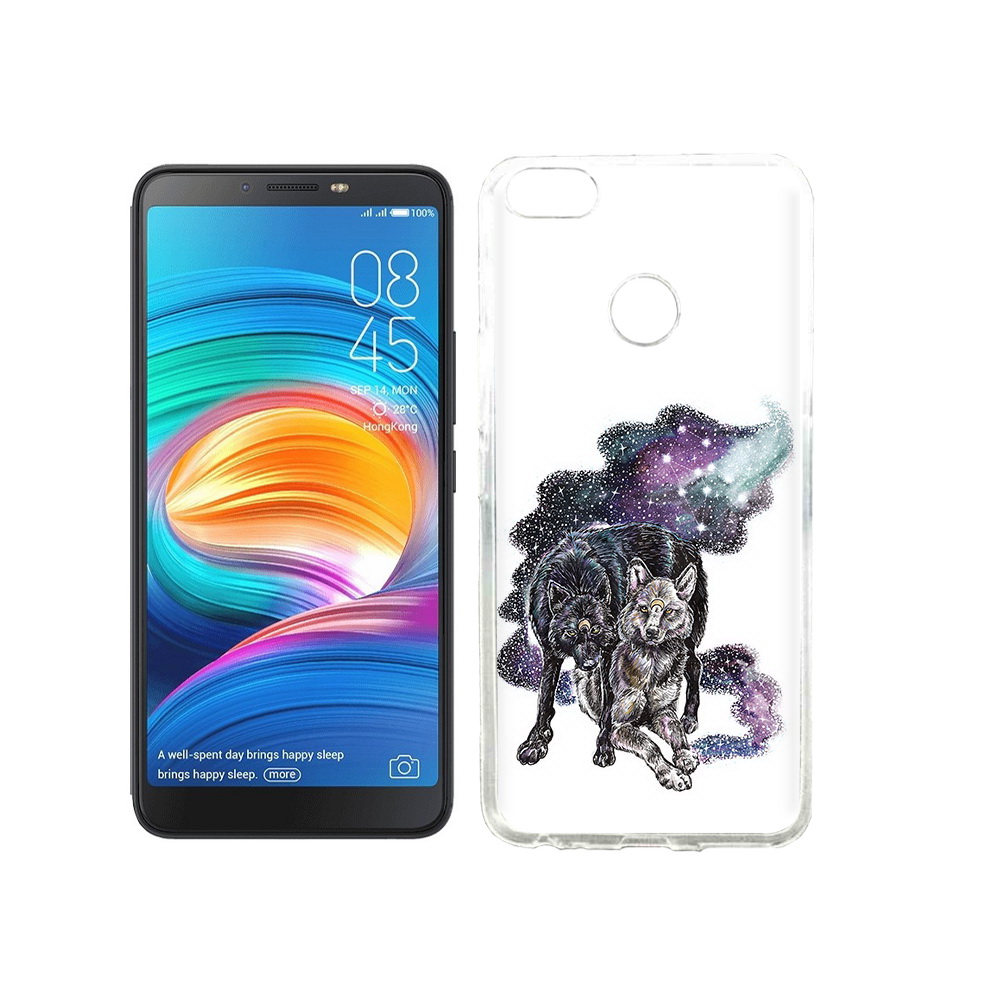 

Чехол MyPads Tocco для Tecno Camon X звездные волки, Прозрачный, Tocco