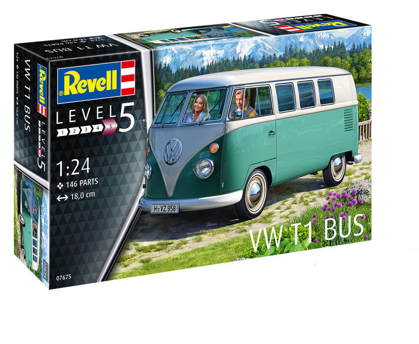 фото 67675re набор автобус vw t1 bus revell