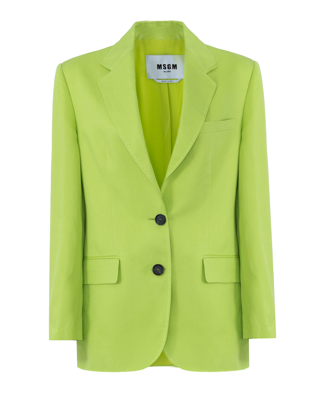 

Жакет женский MSGM 3242MDG104 зеленый 40, 3242MDG104