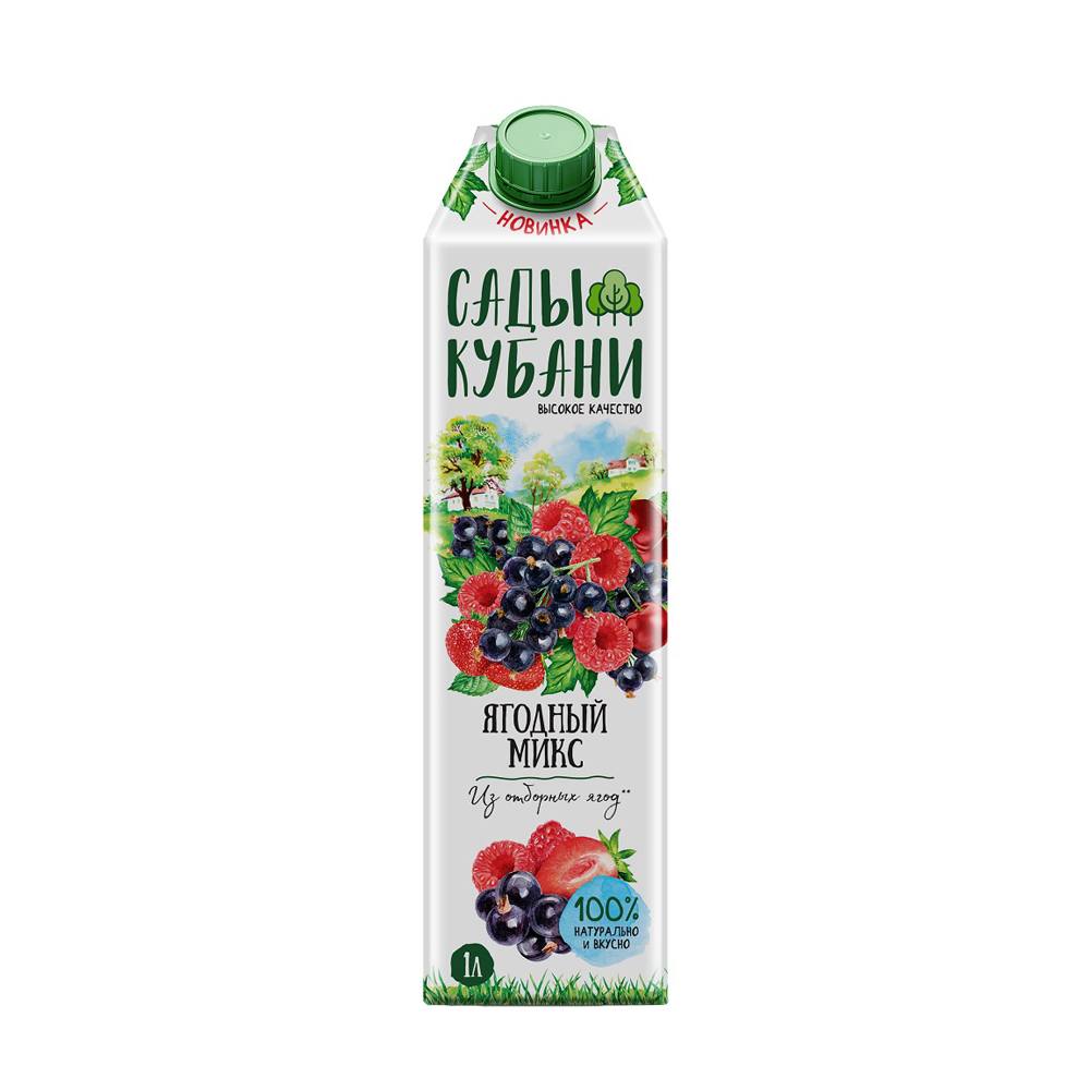 

Нектар Сады Кубани Ягодный микс 1 л