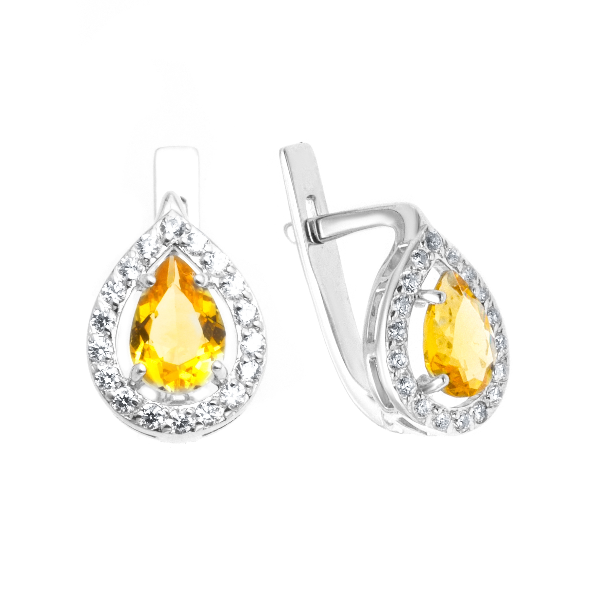 

Серьги из серебра с фианитом TEOSA 200-615-C, 200-615-C