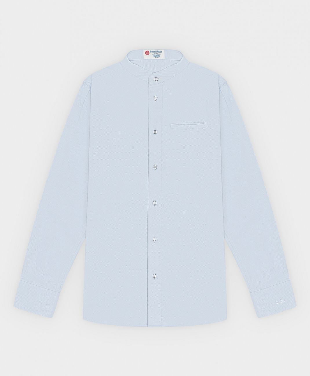

Рубашка детская Button Blue 222BBBS23091800 цв. голубой р. 134, 222BBBS23091800