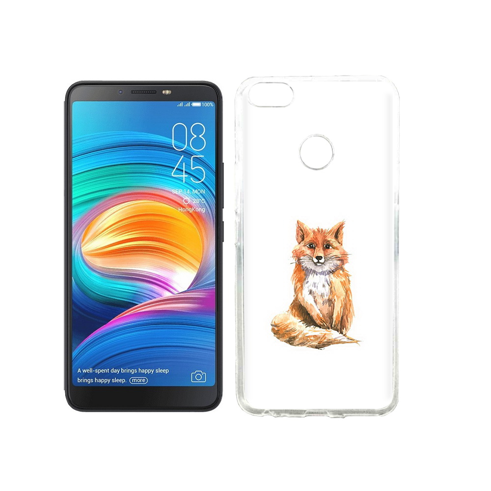 

Чехол MyPads Tocco для Tecno Camon X детская лиса, Прозрачный, Tocco
