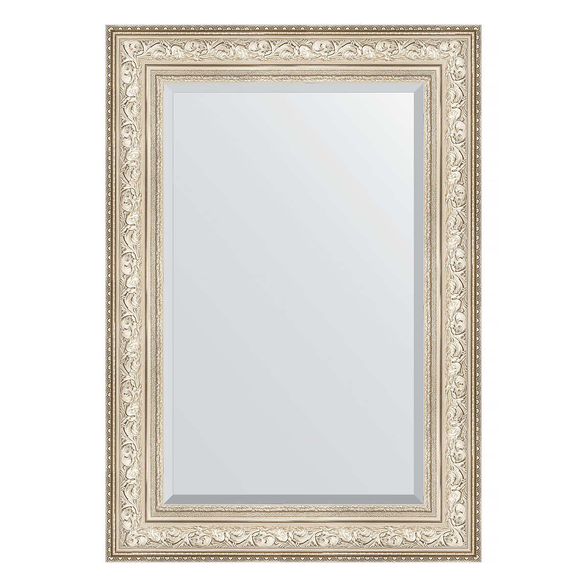 Зеркало в раме 71x101см Evoform BY 3452 виньетка серебро