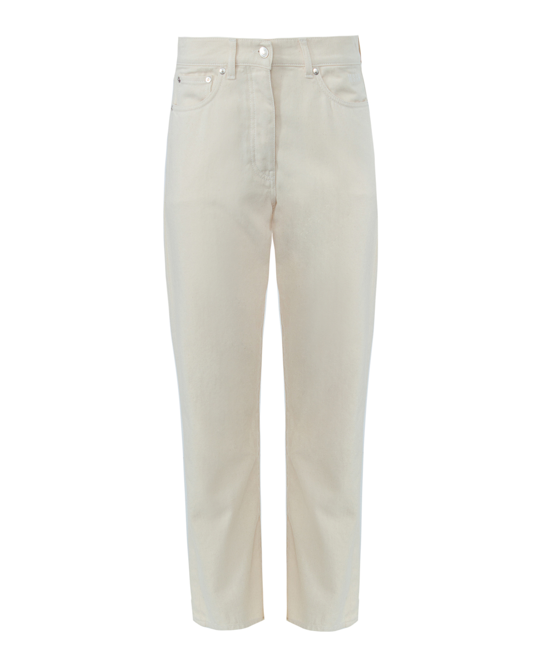 

брюки MSGM 3241MDP57 40 молочный+принт, Белый, 3241MDP57