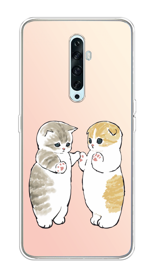 

Чехол на Oppo Reno 2Z "Пухлые котики", Розовый;бежевый;серый, 251850-1