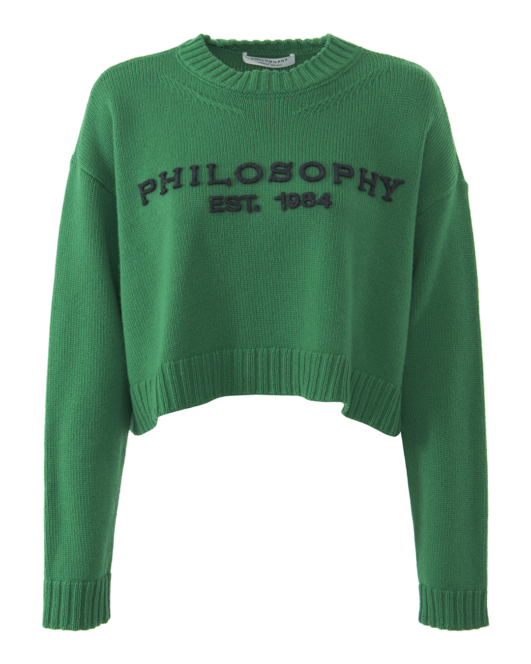 

Джемпер женский PHILOSOPHY DI LORENZO SERAFINI A0903 зеленый 44, A0903
