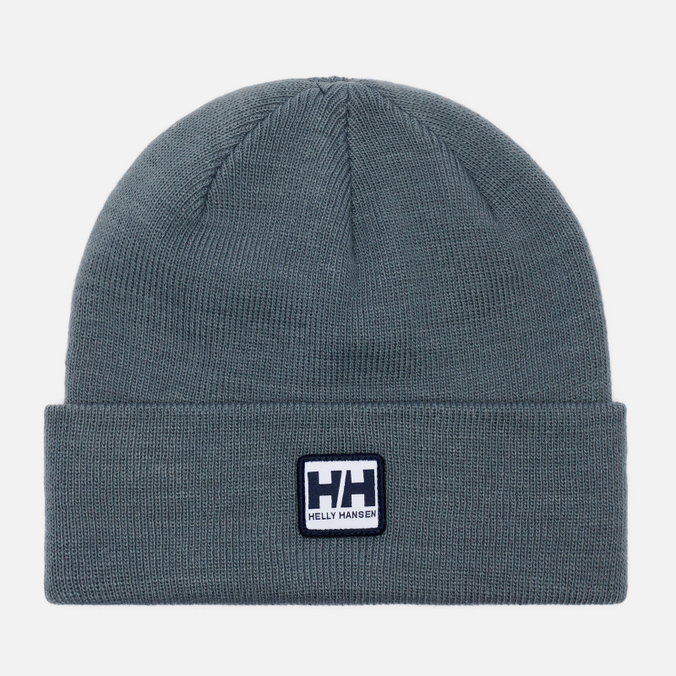 фото Шапка мужская helly hansen urban cuff beanie серая, one size