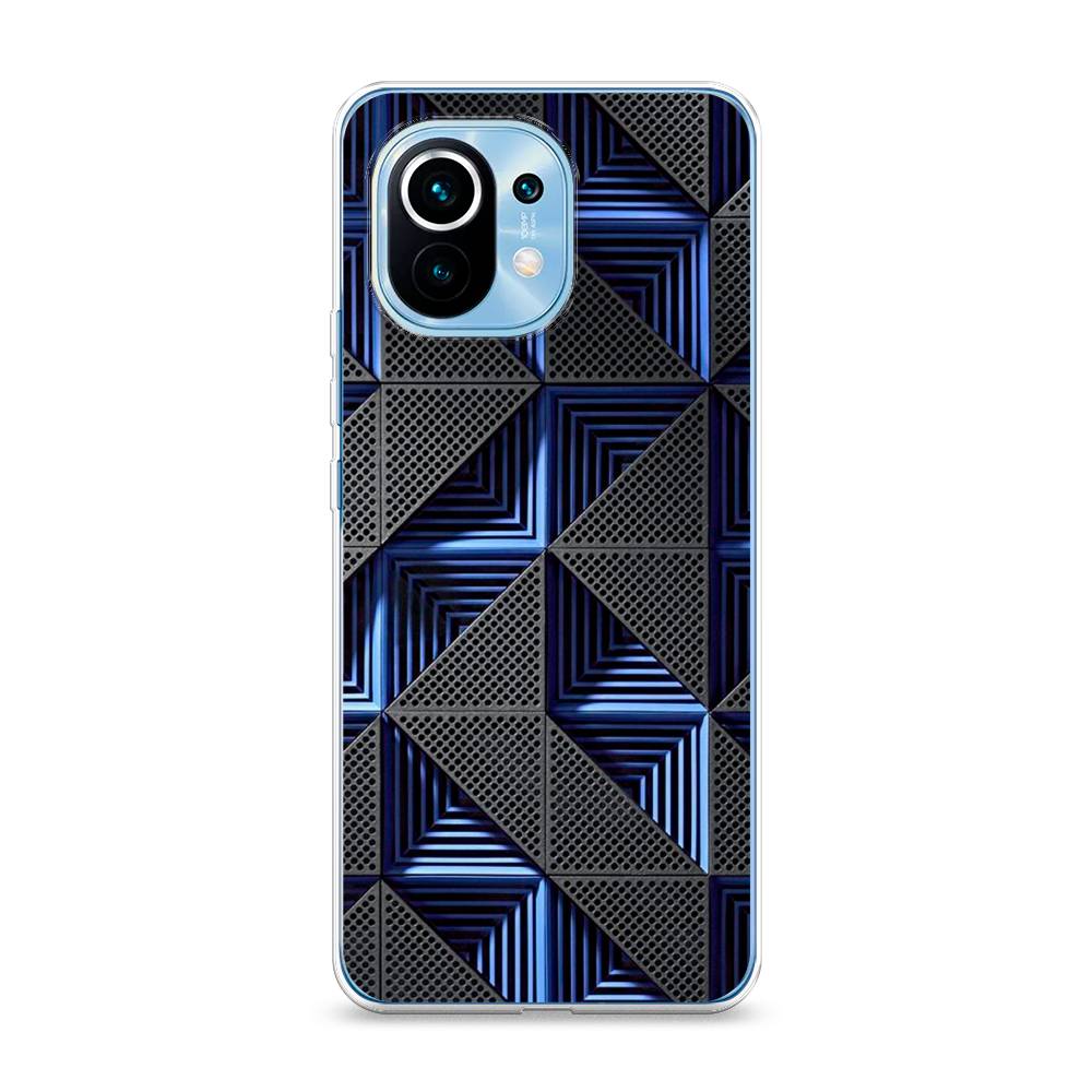 

Чехол на Xiaomi Mi 11 "IBM", Серый;синий, 39450-3