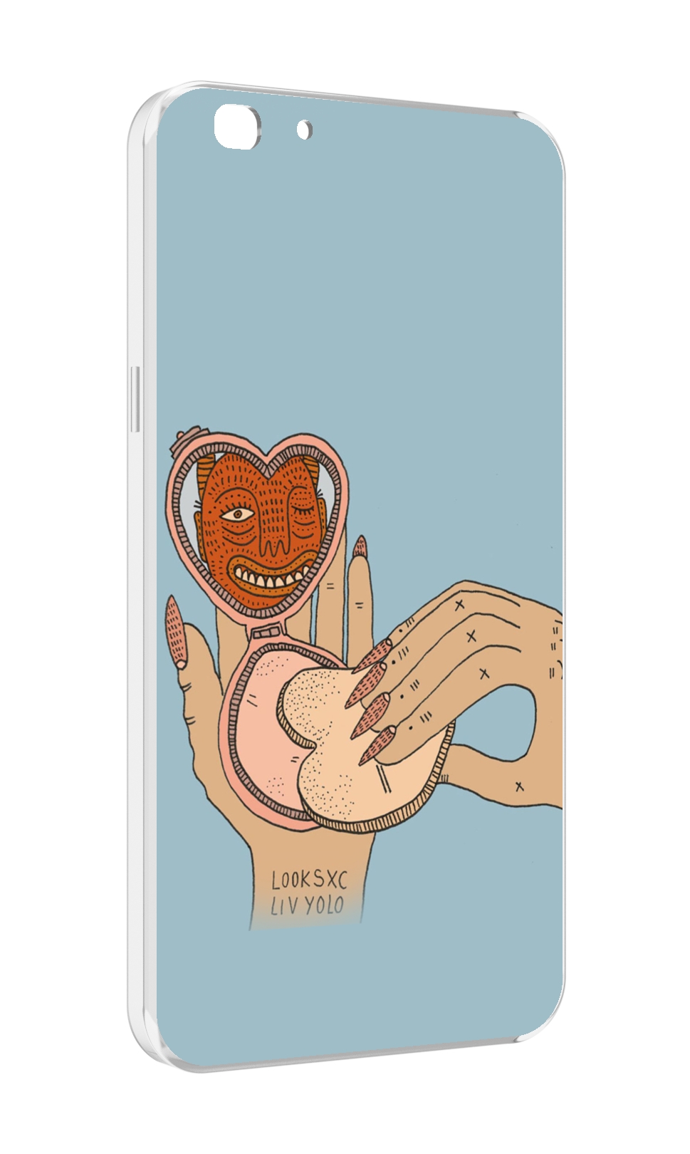 

Чехол MyPads макияж картинка женский для Oppo A77/F3 (2017 год), Прозрачный, Tocco