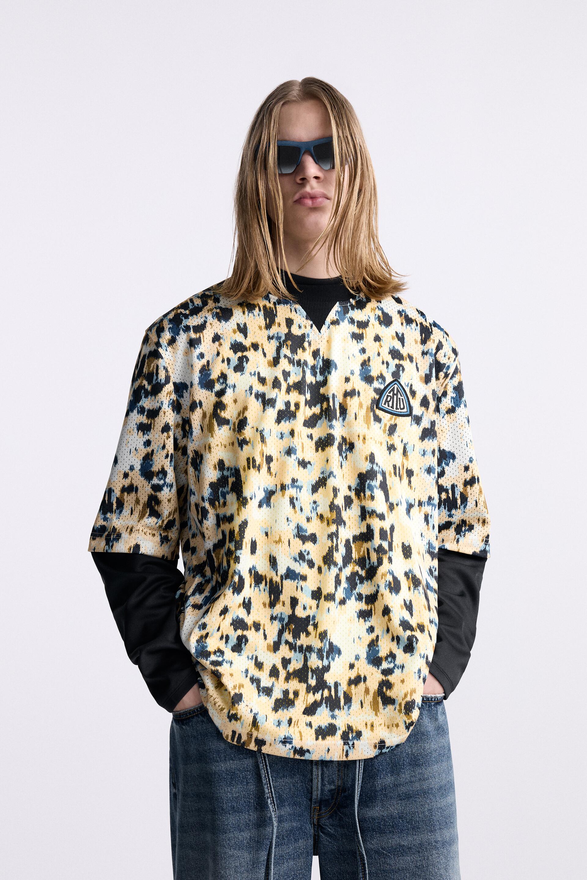 

Футболка мужская ZARA 06085425 разноцветная S (доставка из-за рубежа), Разноцветный, 06085425