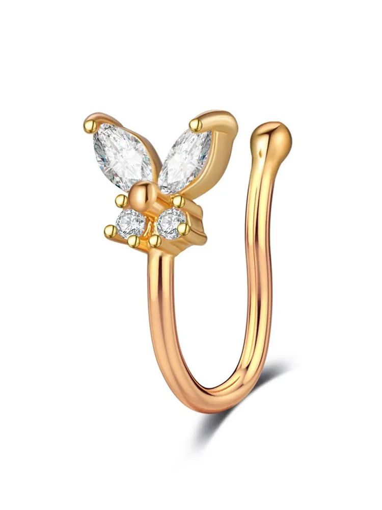 

Пирсинг из металла с фианитом 4Love4You PR-NS-069, PR-NS-069