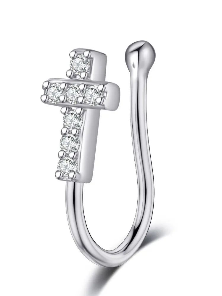 

Пирсинг из металла с фианитом 4Love4You PR-NS-067, PR-NS-067