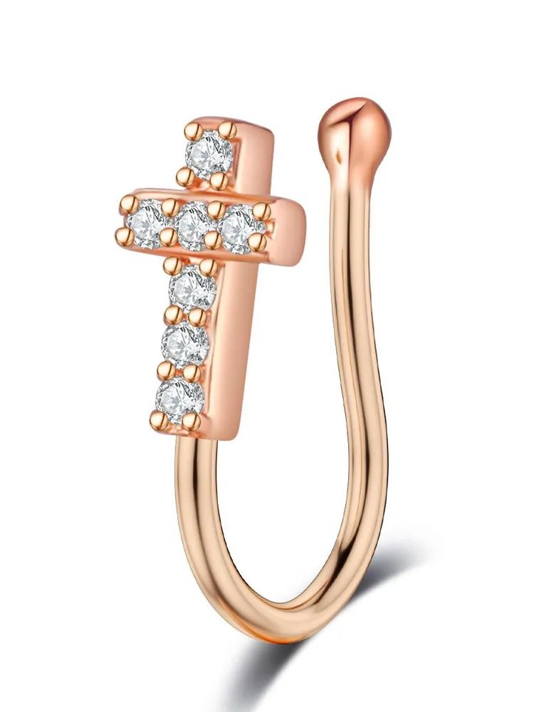 

Пирсинг из металла с фианитом 4Love4You PR-NS-066, PR-NS-066