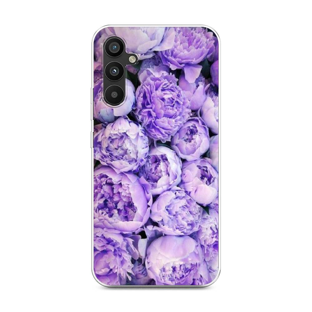 

Чехол Awog на Samsung Galaxy A34 "Пионы сиреневые", Фиолетовый;голубой, 2107850-8
