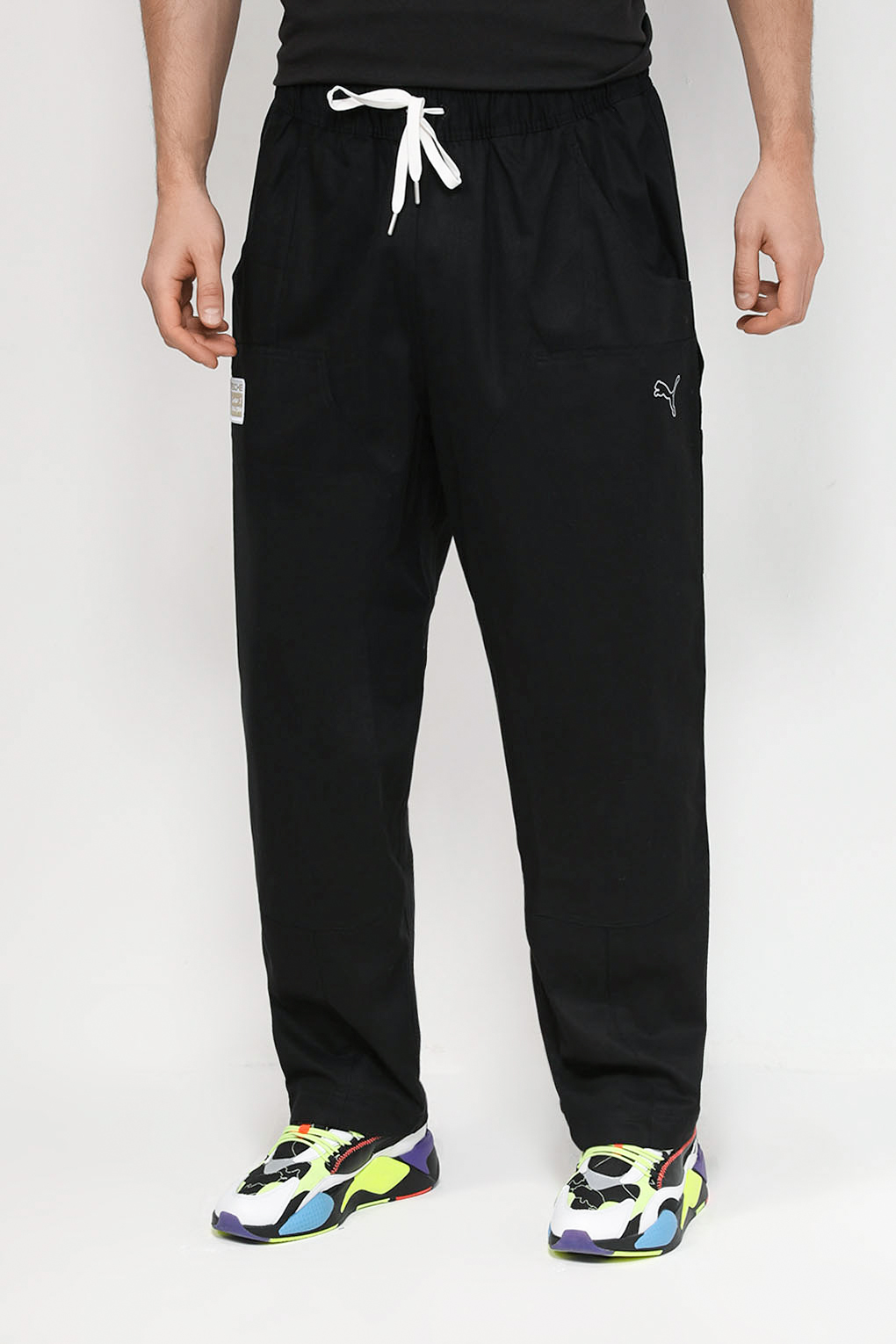 

Спортивные брюки мужские PUMA 62101501 черные S, Черный, 62101501