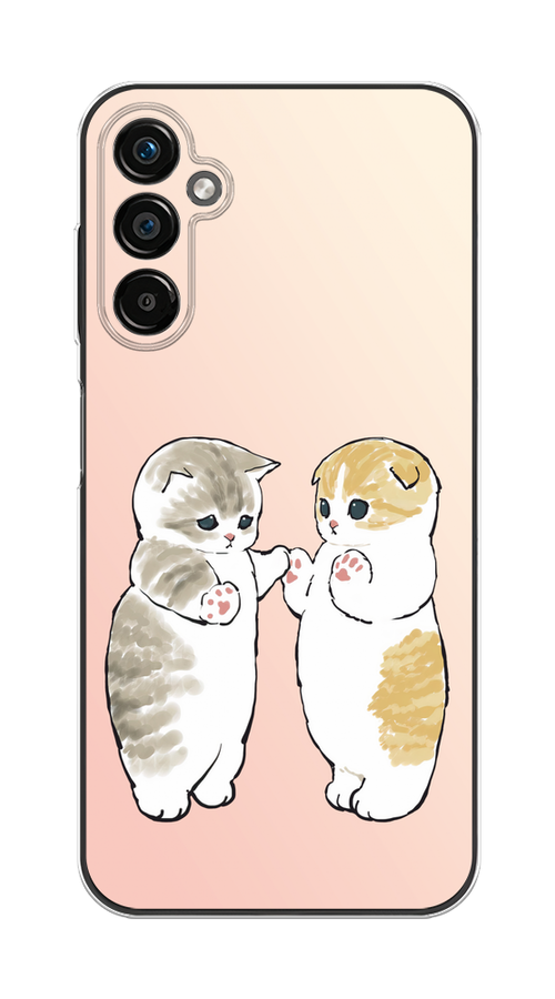 

Чехол на Samsung Galaxy A25 5G "Пухлые котики", Розовый;бежевый;серый, 2108550-1