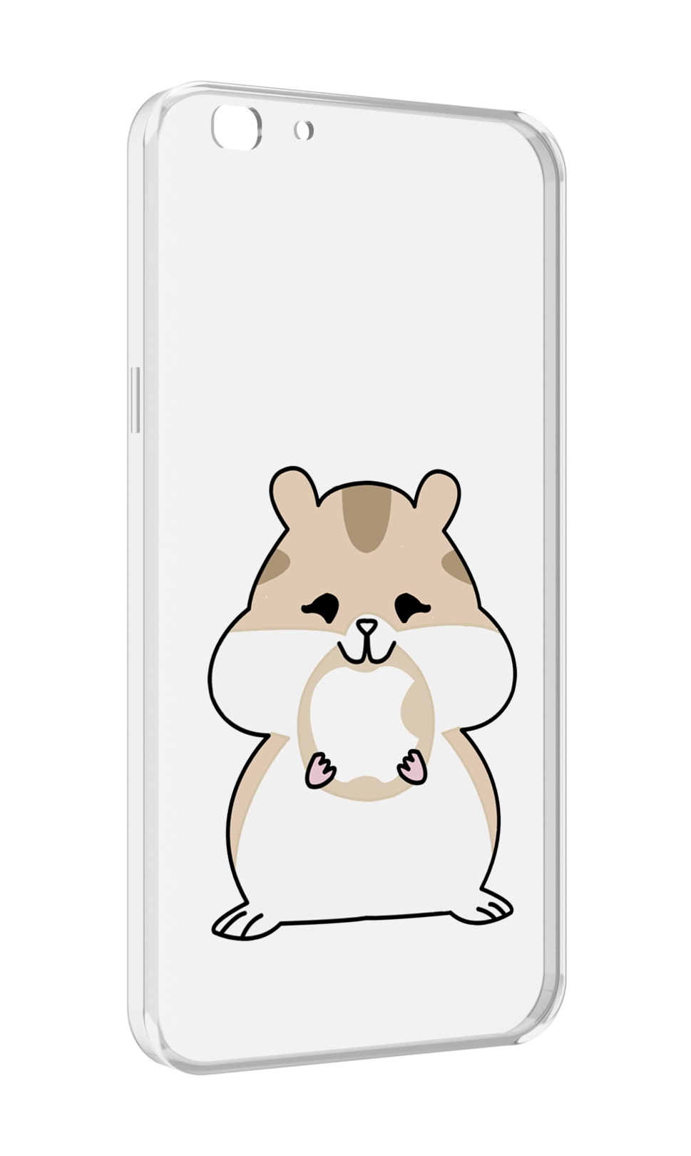 

Чехол MyPads любитель-яблок детский для Oppo A77/F3 (2017 год), Прозрачный, Tocco