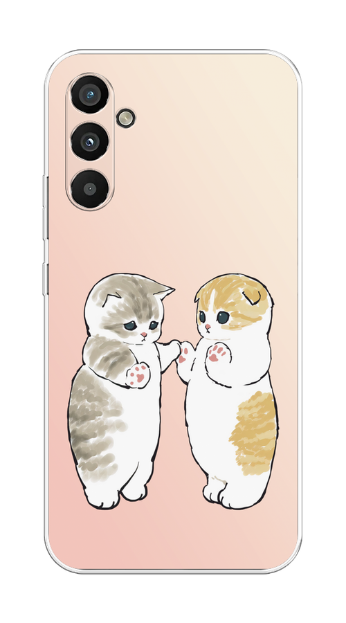 

Чехол на Samsung Galaxy A34 5G "Пухлые котики", Розовый;бежевый;серый, 2107850-1