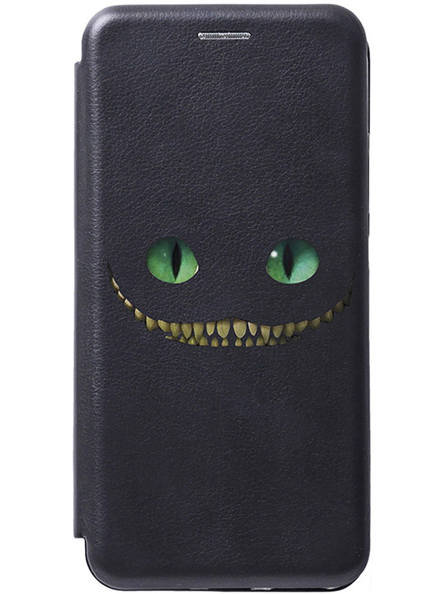 

Чехол-книжка на Oppo A18 / A38 с рисунком "Cheshire Cat" черный, Черный;зеленый, 20011874