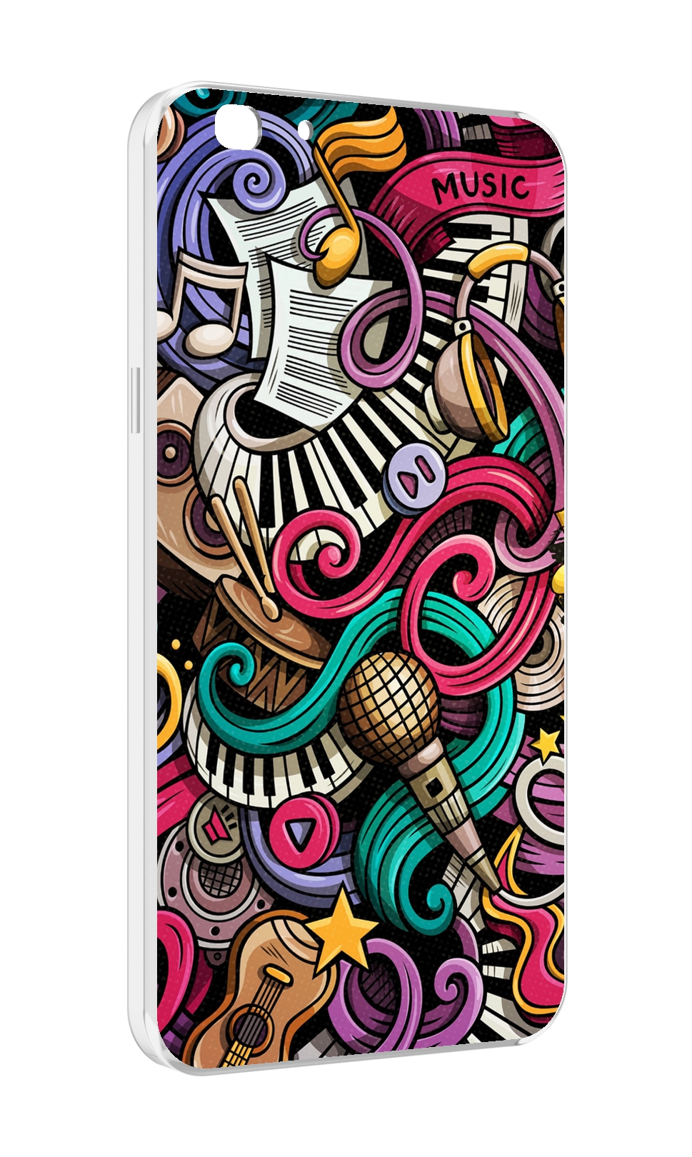 

Чехол MyPads любимая-музыка для Oppo A77/F3 (2017 год), Прозрачный, Tocco