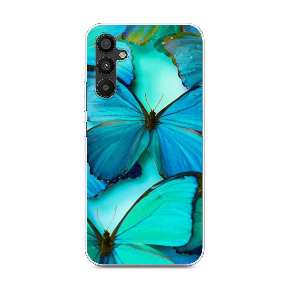 

Чехол Awog на Samsung Galaxy A34 "Неоновые бабочки", Голубой;белый, 2107850-4