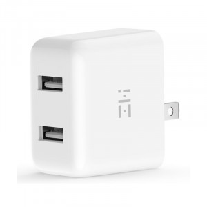 фото Сетевое зарядное устройство zmi 2 usb, (ha622) white