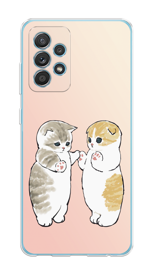 

Чехол на Samsung Galaxy A52/A52s "Пухлые котики", Розовый;бежевый;серый, 2106550-1