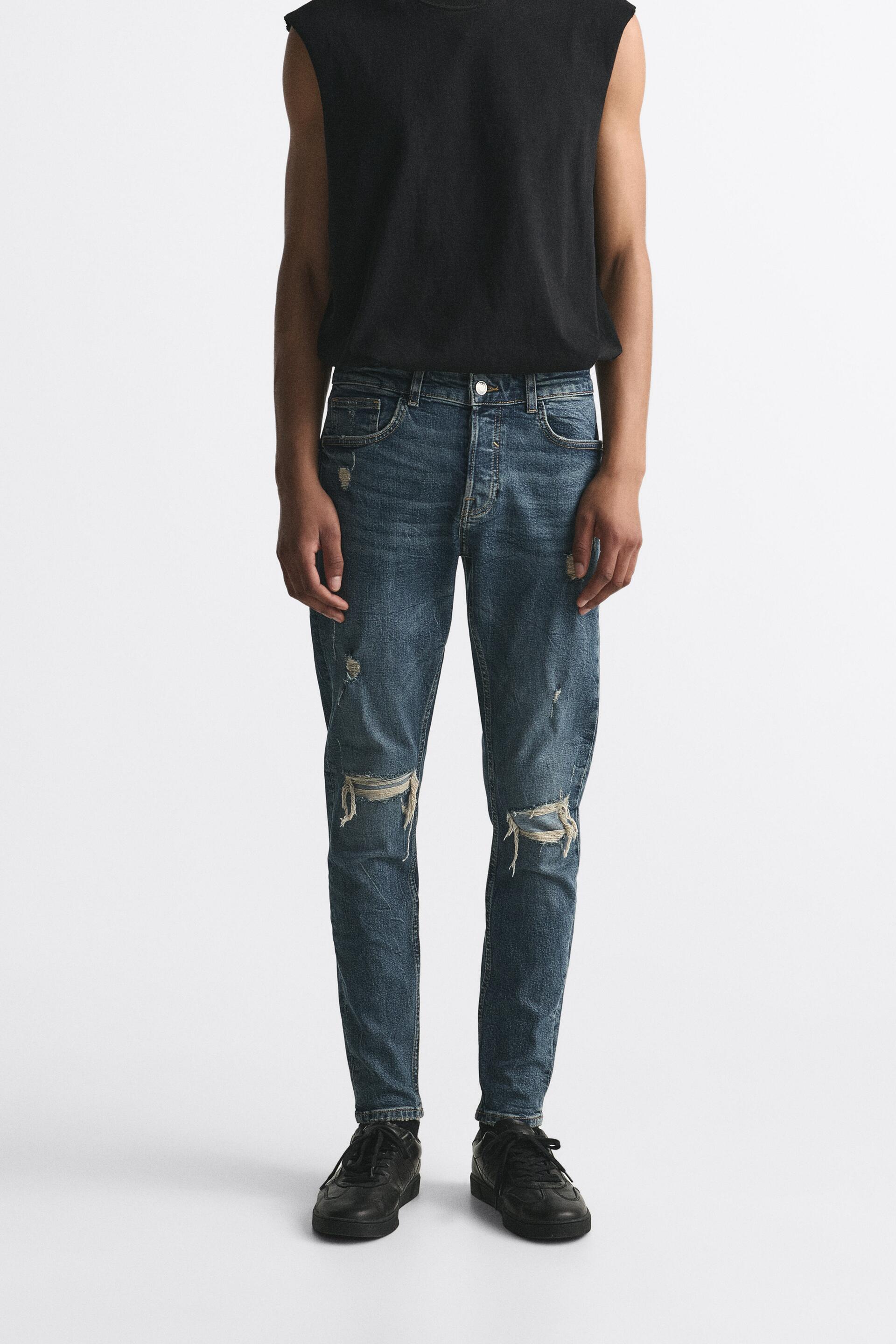 

Джинсы мужские ZARA 06045434 голубые 44 (доставка из-за рубежа), Голубой, 06045434