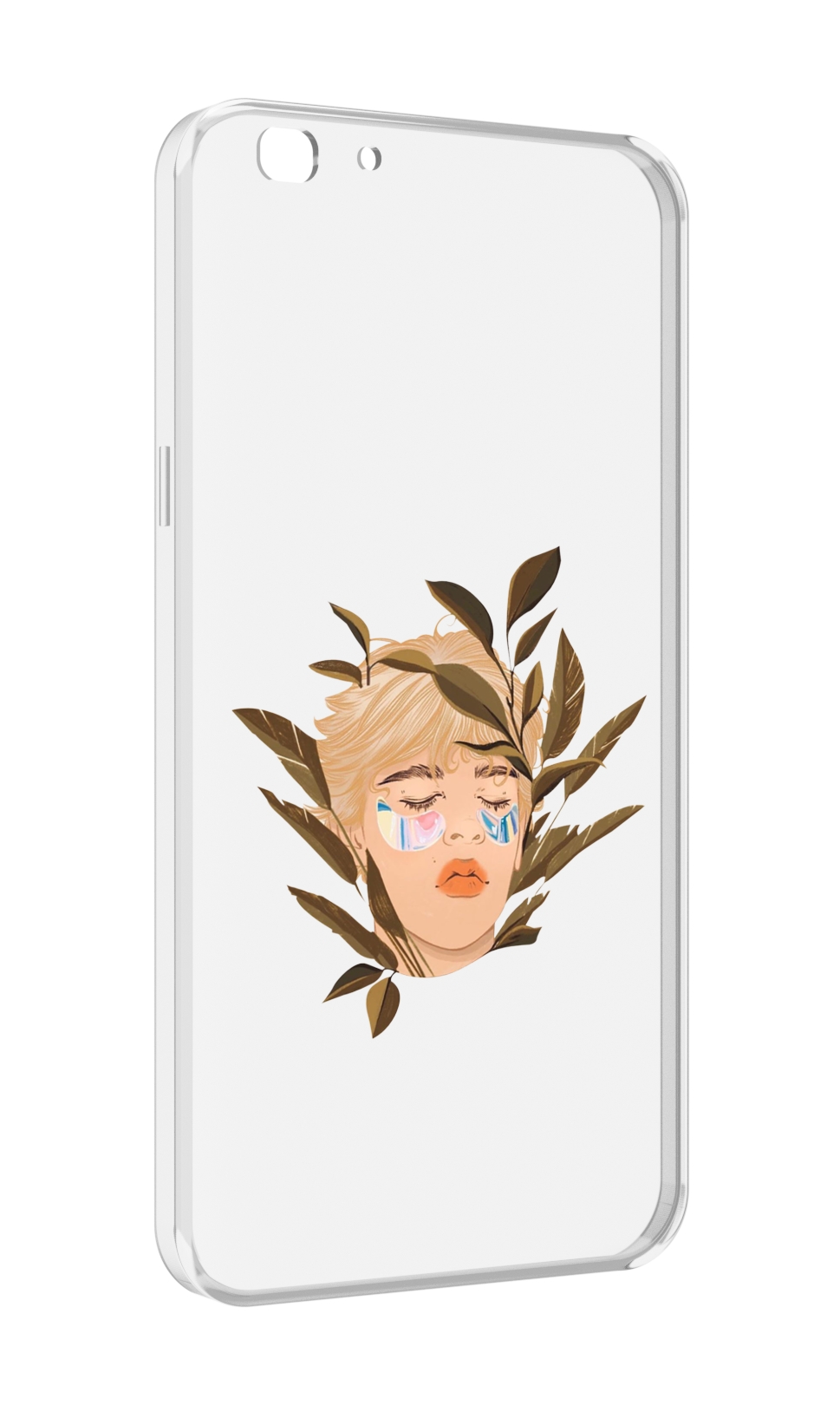 

Чехол MyPads лицо-с-патчами для Oppo A77/F3 (2017 год), Прозрачный, Tocco