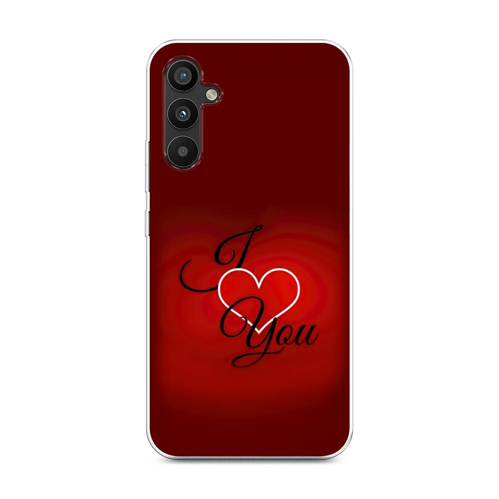 

Чехол Awog на Samsung Galaxy A34 "I love you 3", Красный;черный, 2107850-6