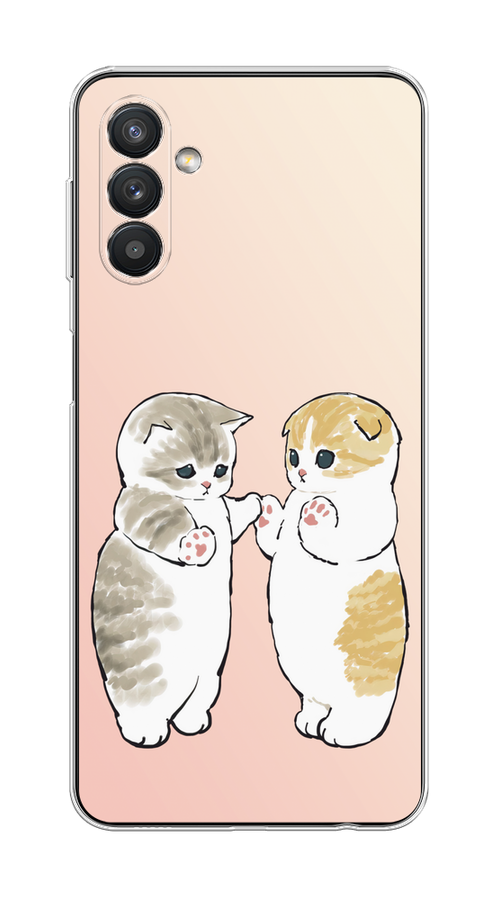 

Чехол на Samsung Galaxy A13 5G/A04s "Пухлые котики", Розовый;бежевый;серый, 2104150-1