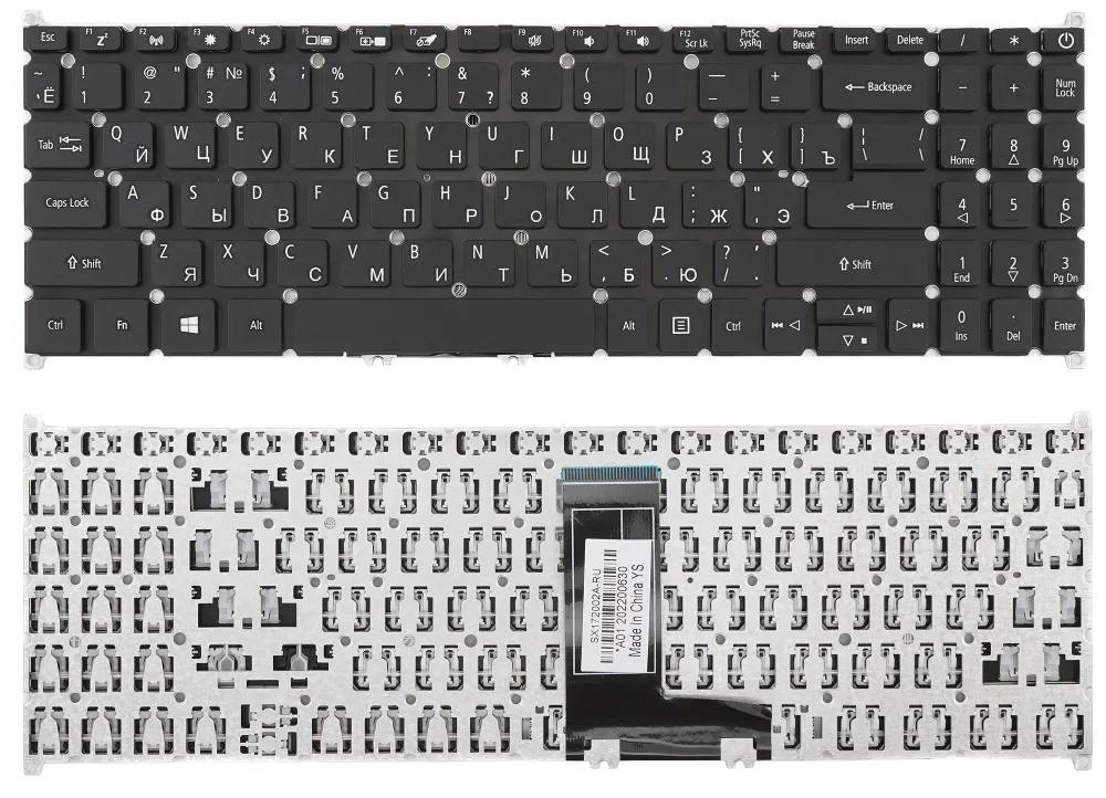 Клавиатура для ноутбука Acer Aspire A315-54G, A315-55G, A515-54G, Aspire 3 A315-23, A315-2