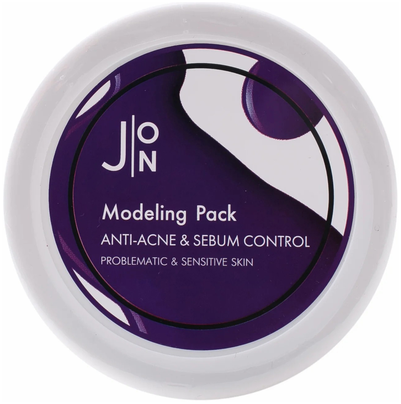 фото Альгинатная маска для лица против акне anti-acne & sebum control modeling pack j:on