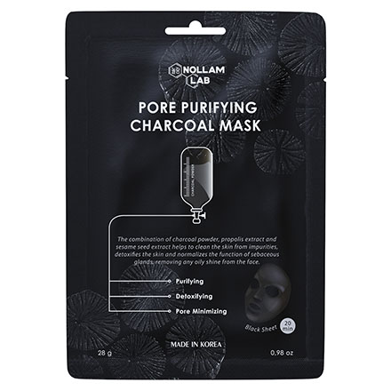 Маска для лица Pore Purifying Charcoal Mask Nollam Lab, 28 мл